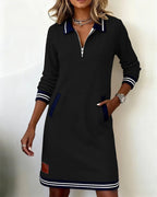 Diane | Robe élégante à manches longues