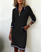 Diane | Robe élégante à manches longues