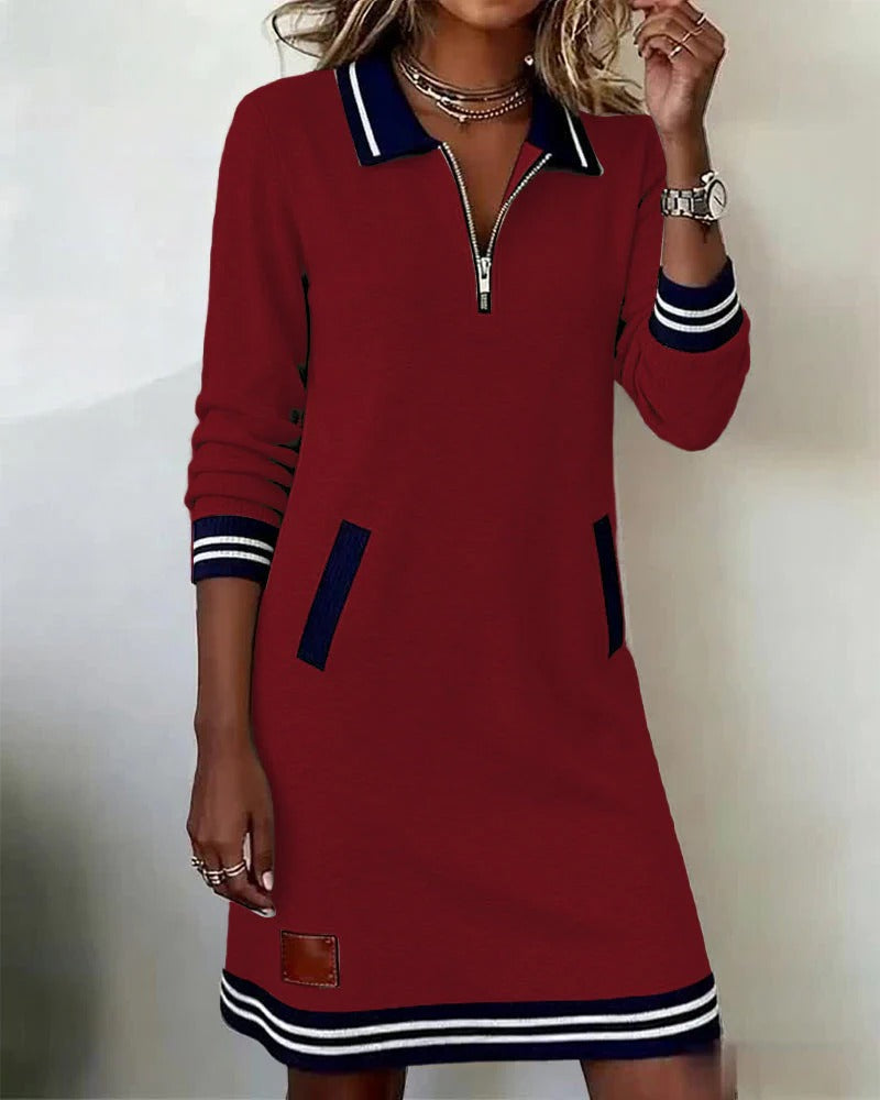 Diane | Robe élégante à manches longues