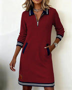 Diane | Robe élégante à manches longues