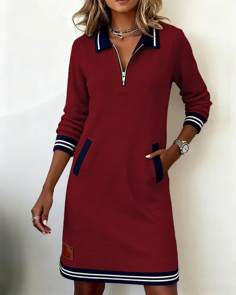 Diane | Robe élégante à manches longues