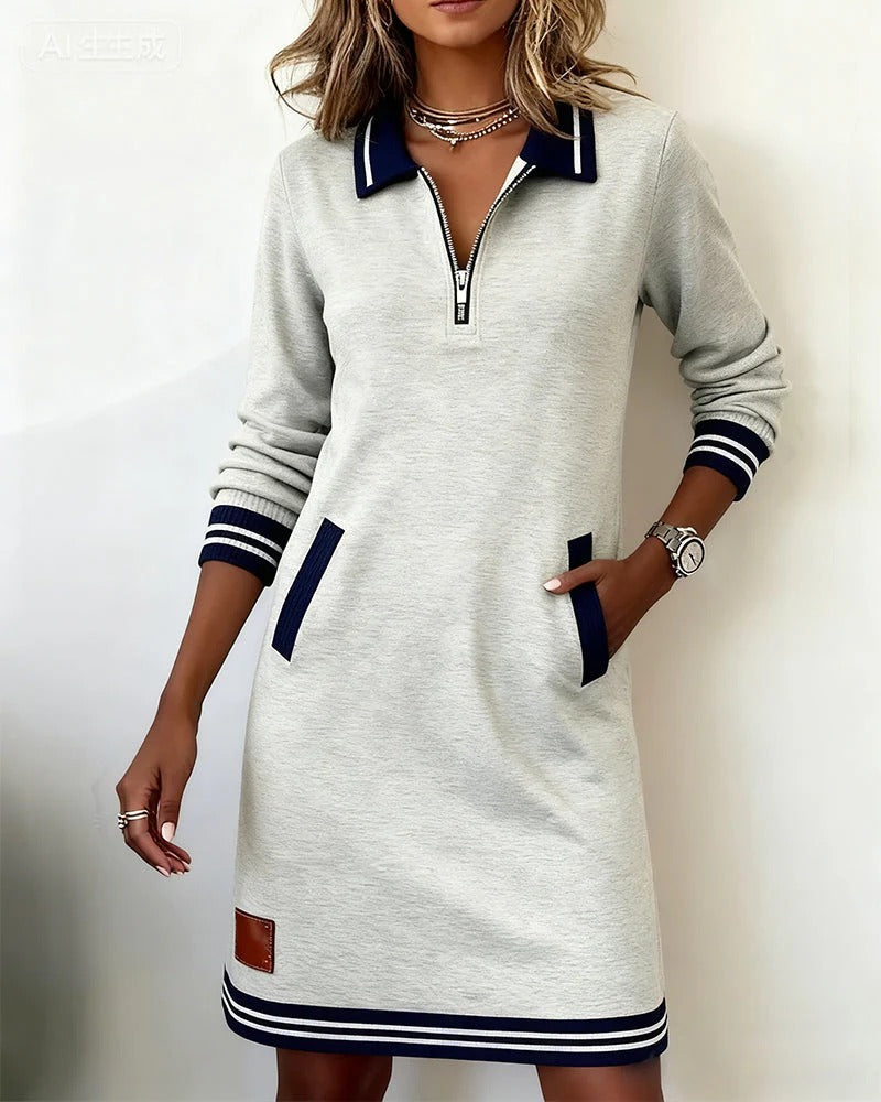 Diane | Robe élégante à manches longues