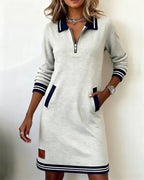 Diane | Robe élégante à manches longues