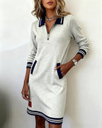 Diane | Robe élégante à manches longues