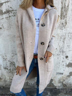 VERONICA™ - Cardigan long chic en maille