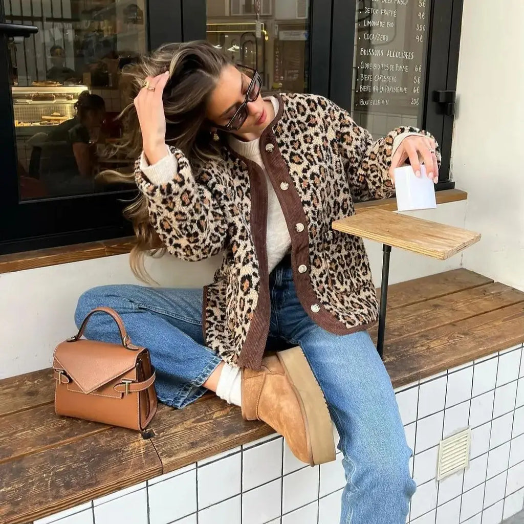 LYDIA™ | Gilet Chic Léopard