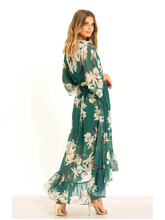 YASMINE™ - Robe Kimono Longue Élégante