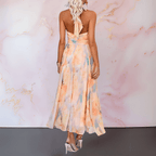 Rosemary | Robe dos nu imprimé aquarelle
